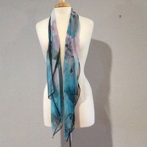 Unbranded Multicolor Floral Scarf